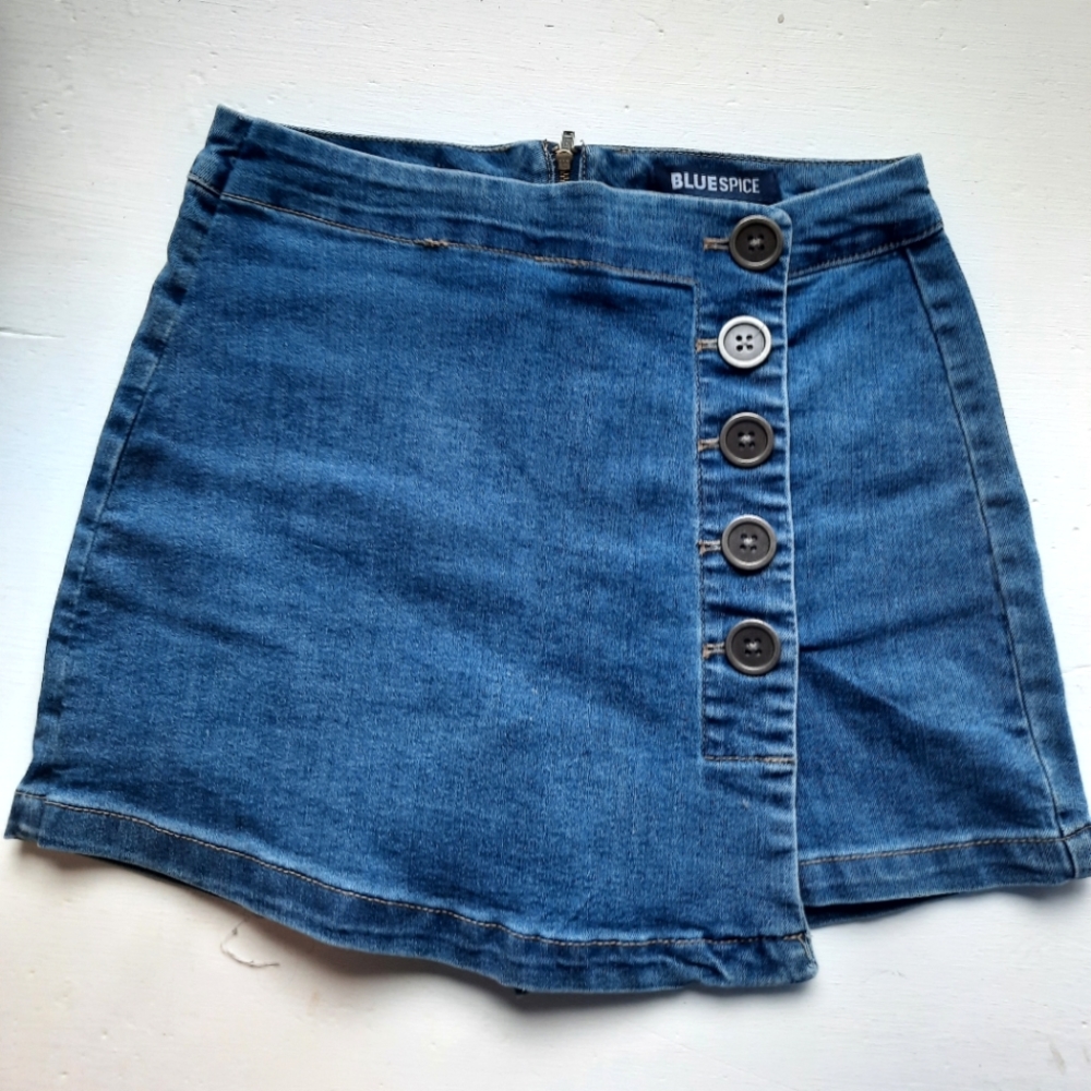 Denim Skort